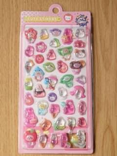 立体シール ぷっくりステッカー アニマル スイーツのサムネイル