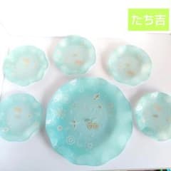 新品】たち吉 RICHFIELD／ベリーセット 6枚 箱付 デザート ガラス皿
