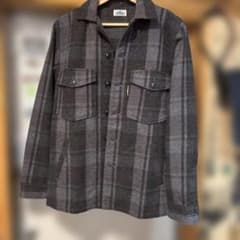 風合い最高H.R.MARKET ネップ入り ウール混　シャツジャケット　サイズ3のサムネイル