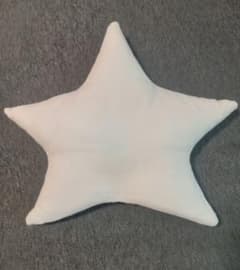 サンデシカ星型 ベビー枕 ホワイトのサムネイル