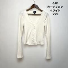 GAP リブカーディガン ホワイト XXSのサムネイル
