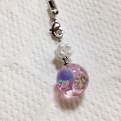♡hito様♡専用 レジンハンドメイド 手毬桜 ストラップのサムネイル