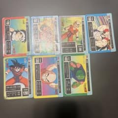 ドラゴンボールZ アマダ カード 7枚セット 当時物 孫悟空 クリリン