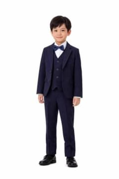 男の子 フォーマルスーツ 卒業式入学式 発表会ネイビーXF.010422-180