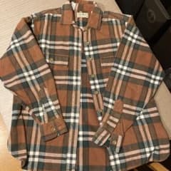 【USA】80s L.L.Bean シャモアクロスシャツ チェック レディースSのサムネイル