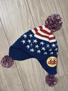 アンパンマン ニット帽 アメリカ国旗風デザイン 48-50cmのサムネイル