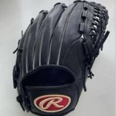 Rawlings ローリングス 軟式 レザー グローブ 黒 - メルカリ