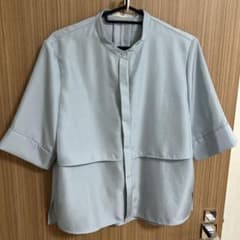 ｉCB ブラウス　水色のサムネイル