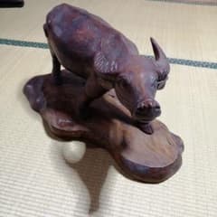 限定値下げ中！手彫り木彫り水牛オーナメント - 贈り物にも最適 限定値下げ中！手彫り木彫り水牛オーナメント - 贈り物にも最適 - メルカリ
