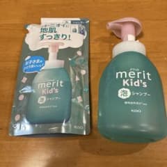 メリットキッズ泡が出てくるシャンプーのサムネイル