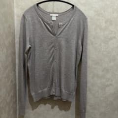 H&M BASIC 長袖カーディガン ベージュSサイズのサムネイル