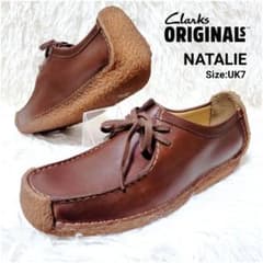 極上 未使用級✨Clarks ナタリー ブラウン レザー UK7 - メルカリ