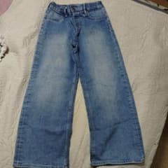 H&M キッズ デニムパンツ ワイドレッグ 134cmのサムネイル