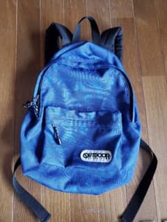 OUTDOOR　キッズリュック　深海柄　ネイビーのサムネイル
