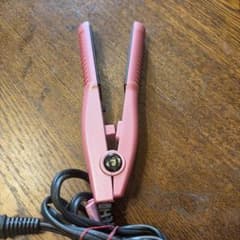 ストレートヘアアイロン ミニ　ピンク 本体 - 2