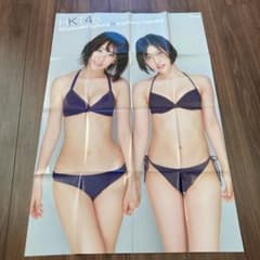 宮脇咲良・兒玉遥(HKT48)ポスター＊漫画アクション2015年5月1日号付録のサムネイル