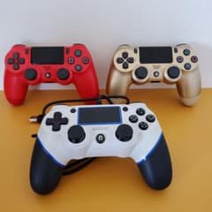 【ジャンク】PS4 コントローラー　3個セットのサムネイル