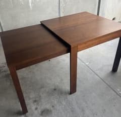 辻製作所⭐︎ダークブラウン 伸縮式テーブル 木製 辻製作所⭐︎ダークブラウン 伸縮式テーブル 木製 - メルカリ