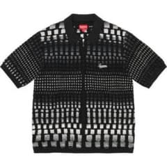 トップス SUPREME 23ss GRADIENT GRID ZIP UP POLO Gradient Grid Zip Up Polo | Supreme 23ss