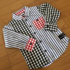 【美品】ブリーズ 切替配色シャツのサムネイル