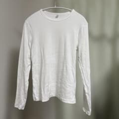 Uniqlo Soft Rib Crew Neck TL White
