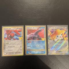 ポケモンカード 3枚セット ハッサムex パルキアLV.X ジラーチexのサムネイル
