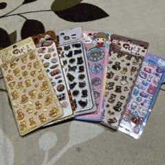 ぷくぷくシール 6枚セット まとめ売りのサムネイル