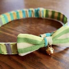 超軽量 ！猫用首輪 ハンドメイドのサムネイル