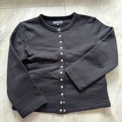 agnès b. ブラック カーディガン size2のサムネイル