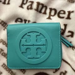 TORY BURCH 二つ折り財布 ターコイズブルーのサムネイル
