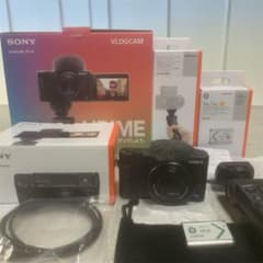 【充電器つき】SONY VLOGCAM ZV-1G シューティンググリップキットのサムネイル