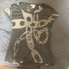 CELINE グレー 半袖 シャツ チェーンデザイン - メルカリ