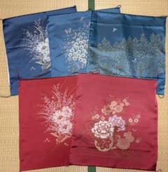 八端判 座布団カバー ポリエステル製 約59×63cm 6枚セット 訳あり(A