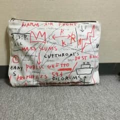 バスキア キャンバスクラッチバッグのサムネイル