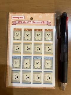 ホワイトテリア　シールのサムネイル