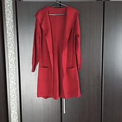 大きいサイズ　ロングカーディガンのサムネイル