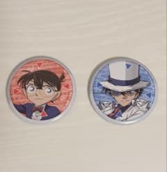 名探偵コナン イベント限定の非売品グッズ缶バッジ 江戸川コナン 怪盗キッドのサムネイル