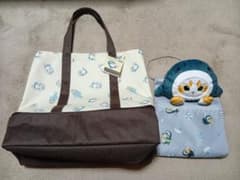 mofusand 保冷ポケット付き2段トートバッグ　ウォールポケット