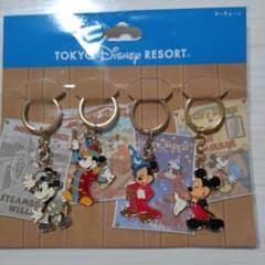 東京ディズニーリゾート ミッキー キーチェーン 4個セットのサムネイル
