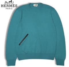 HERMESウールカシミアポケットニットセーター - メルカリ