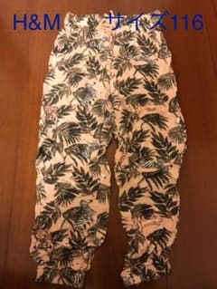 H&M キッズ用パンツ　動物柄　サイズ116のサムネイル