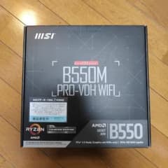 【新品未開封】B550M PRO-VDH WIFIのサムネイル