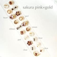 耳ツボジュエリー 大人気 20粒 2点目500円 Sakura×pink - メルカリ