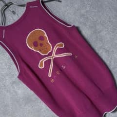 MARK ＆ LONA マークアンドロナ Vネック ニット ベスト ピンク M