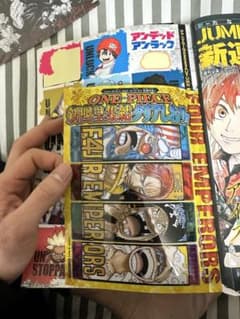ONE PIECE & 마술 회전 클리어 파일 세트