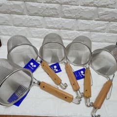 【燕三条】新越金網 スリースノー つけ麺用デカてぼ 5個セットのサムネイル