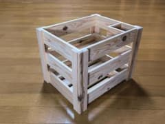 木箱　野菜ストッカー　(小)のサムネイル