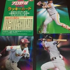 プロ野球チップス ラッキーカード +おまけのサムネイル