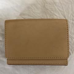 無印良品 三つ折財布 ヌメ革のサムネイル