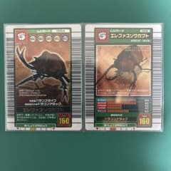 ムシキング 2003春・秋 エレファスゾウカブト 2枚セット - メルカリ